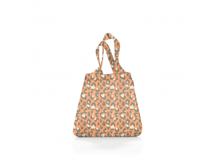 Skládací taška Reisenthel Mini Maxi Shopper Leo pastel gepard orange