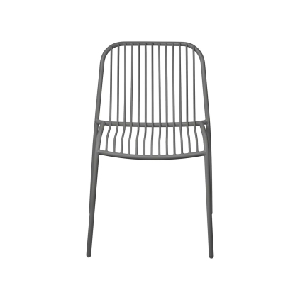Zahradní židle Blomus YUA WIRE - tmavě šedá