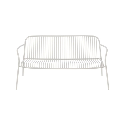 Zahradní lavice Blomus YUA WIRE - světle šedá