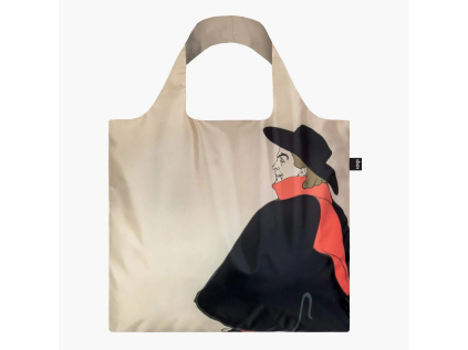 Skládací nákupní taška LOQI HENRI DE TOULOUSE-LAUTREC Jane Avril & Aristide
