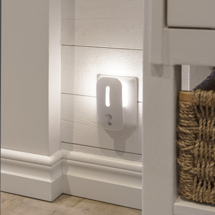 Noční LED lampa se senzorem výška 11,4 cm Star Trading Functional - bílá