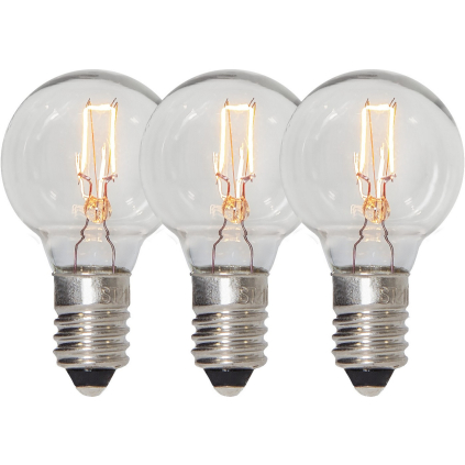 Sada 3 ks náhradní LED žárovka E10 Star Trading Spare Bulb - čirá