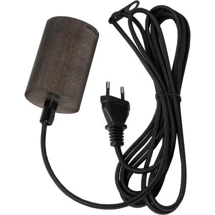 Závěsný kabel s objímkou E27 délka 3,5 m Star Trading Slim - hnědý