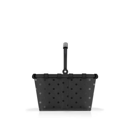 Košík Reisenthel Carrybag XS Frame Glossy dots black