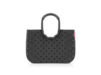 Nákupní taška Reisenthel Loopshopper L Frame Glossy dots black