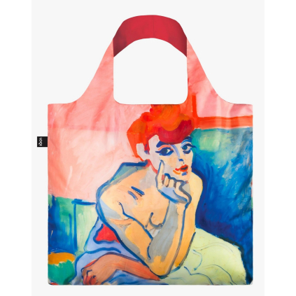 Skládací nákupní taška LOQI ANDRÉ DERAIN Woman in a Chemise