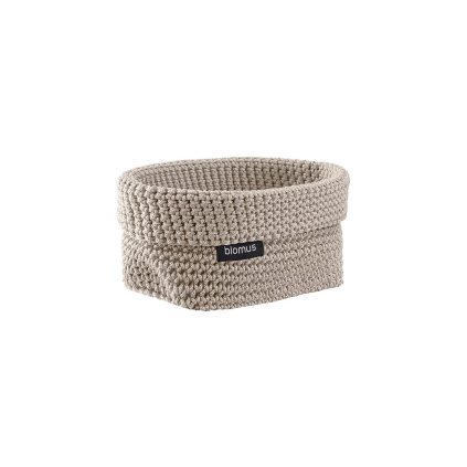 Hačkovaný košík 9x15 cm Blomus TELA - krémový