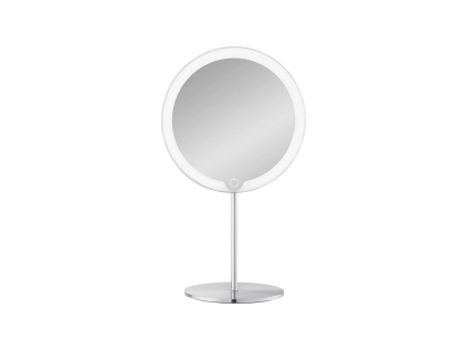 Zvětšovací kosmetické LED zrcátko Blomus MODO - matný nerez
