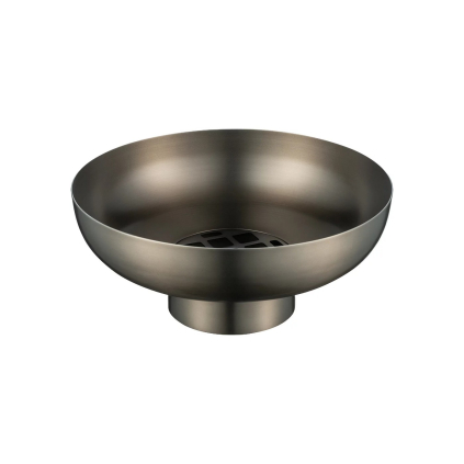 Nerezová váza průměr 23 cm Blomus MIYABI - šedoměděná
