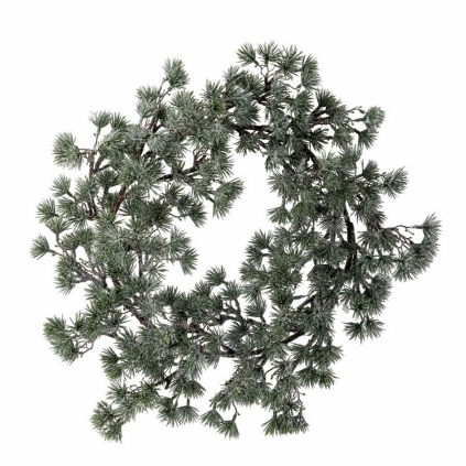 Dekorativní věnec z umělého cedru průměr 50 cm Bloomingville - zelený