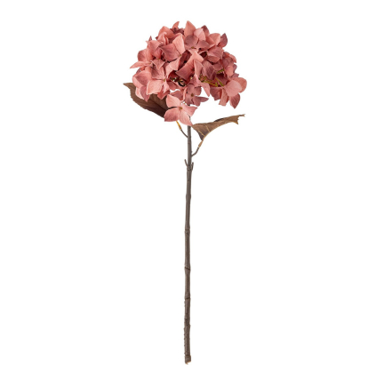 Umělá květina výška 65 cm HYDRANGEA Bloomingville - růžová