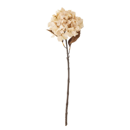 Umělá květina výška 65 cm HYDRANGEA Bloomingville - krémová