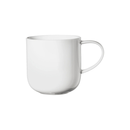 Porcelánový hrnek s uchem 400 ml COPPA YUKI ASA Selection - bílý