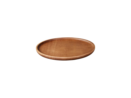 Dřevěný talíř průměr 25 cm WOOD DARK ASA Selection - hnědý