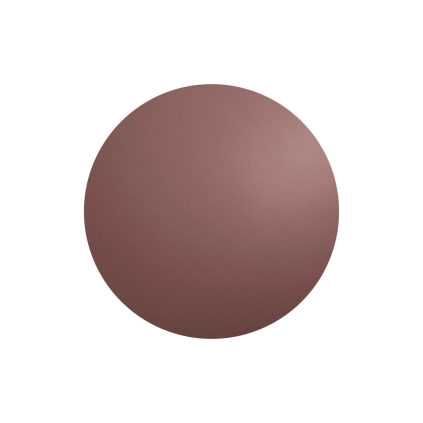 Kulaté prostírání imitace kůže průměr 38 cm LEATHER OPTIC ASA Selection - fialové