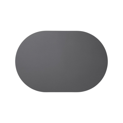 Prostírání imitace kůže 49,5x33 cm LEATHER OPTIC FINE ASA Selection - tmavě šedé