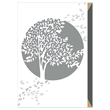 Ražené přání s obálkou Artebene Tree