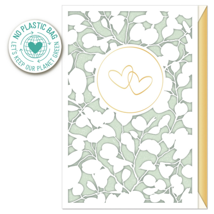 Svatební přání s obálkou Artebene Mother Of Pearl Paper