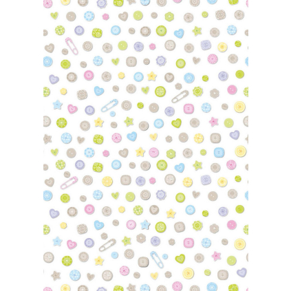 Balicí papír 70x100 cm Artebene Buttons