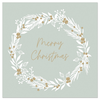 Vánoční papírové ubrousky 33x33cm Artebene Merry Christmas