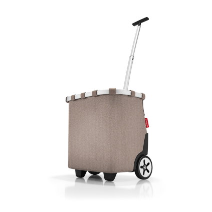 Nákupní košík na kolečkách Reisenthel Carrycruiser Herringbone mokka