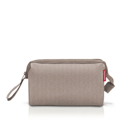 Kosmetická taštička Reisenthel Travelcosmetic Herringbone mokka