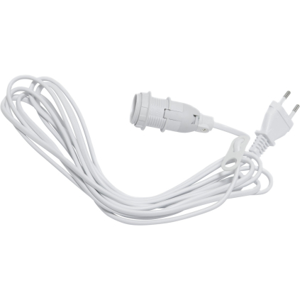 Závěsný kabel délka 3,5 m E14 Star Trading Basic - bílý