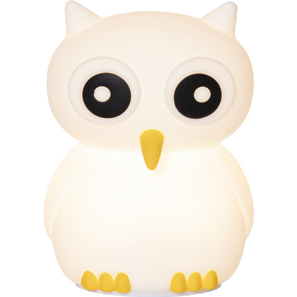 Dětská lampička výška 15 cm Star Trading Owl - bílá