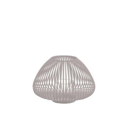 Lucerna výška 17 cm Blomus LYVA - světle šedá