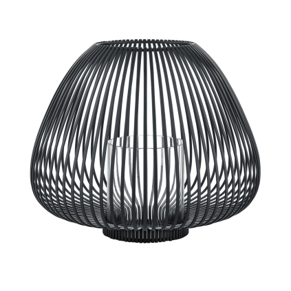 Lucerna výška 26 cm Blomus LYVA - černá