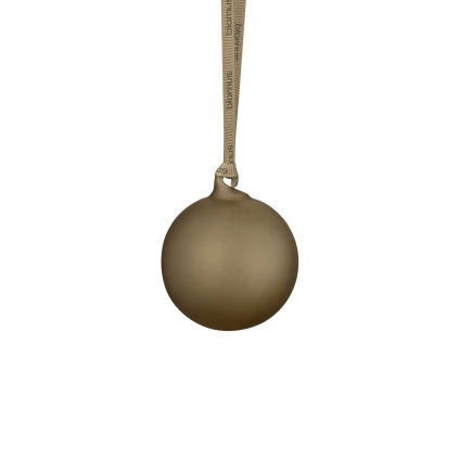 Sada 4 vánočních ozdob průměr 7 cm Blomus JUHLA - hnědá