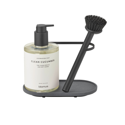 Sada na mytí nádobí Blomus DHUVA -  tmavě šedá