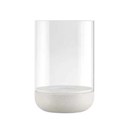 Svícen výška 22,5 cm Blomus CALMA - krémový