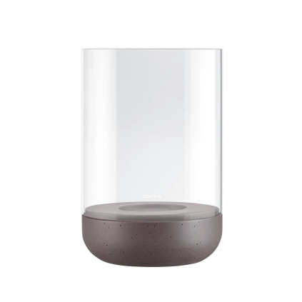 Svícen výška 22,5 cm Blomus CALMA - hnědý