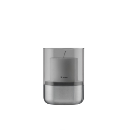 Sada 2 svícnů výška 14 cm Blomus CALMA - matný nerez