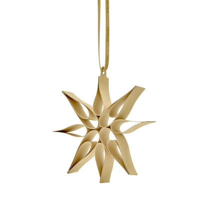 Sada 4 ks papírových hvězd Blomus KAZARY - hnědá