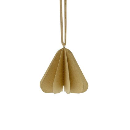 Sada 4 ks papírových zvonků Blomus KAZARY - hnědá