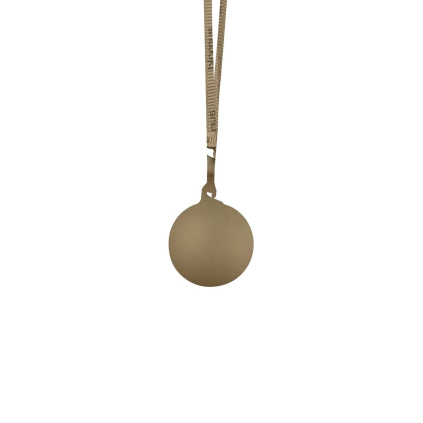 Sada 2 ks vánočních ozdob průměr 9 cm Blomus JUHLA - hnědá