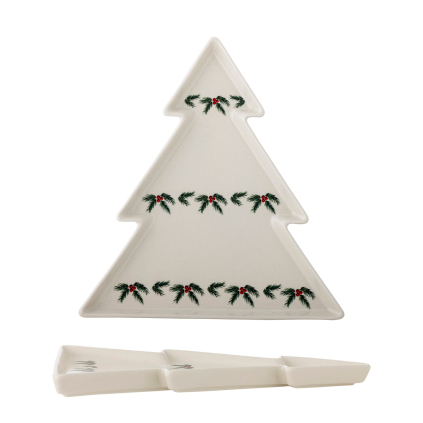 Servírovací talířek BERRY Bloomingville - bílý