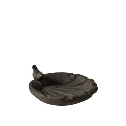 Dekorační pítko s ptáčkem průměr 33 cm Wikholm Form - tmavě hnědé