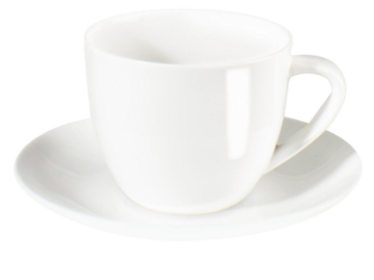 Hrníček s podšálkem 210 ml A TABLE ASA Selection - bílý