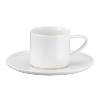 Hrníček na espresso s podšálkem 0,06 l A TABLE ASA Selection - bílý