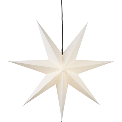 Dekorativní hvězda 70 cm STAR TRADING Star Frozen - bílá