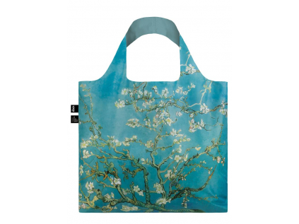 Skládací nákupní taška LOQI VAN GOGH Almond Blossom