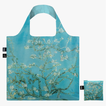 Skládací nákupní taška LOQI VAN GOGH Almond Blossom
