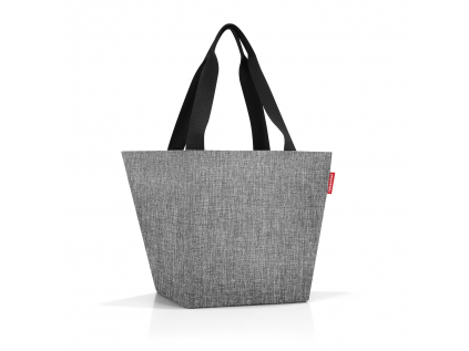 Nákupní taška přes rameno Reisenthel Shopper M Twist silver