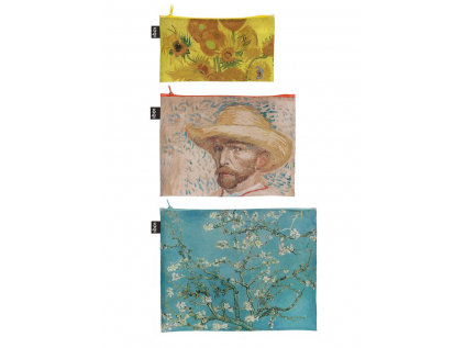 Cestovní taštičky na zip LOQI VAN GOGH Van Gogh Museum, 3 ks