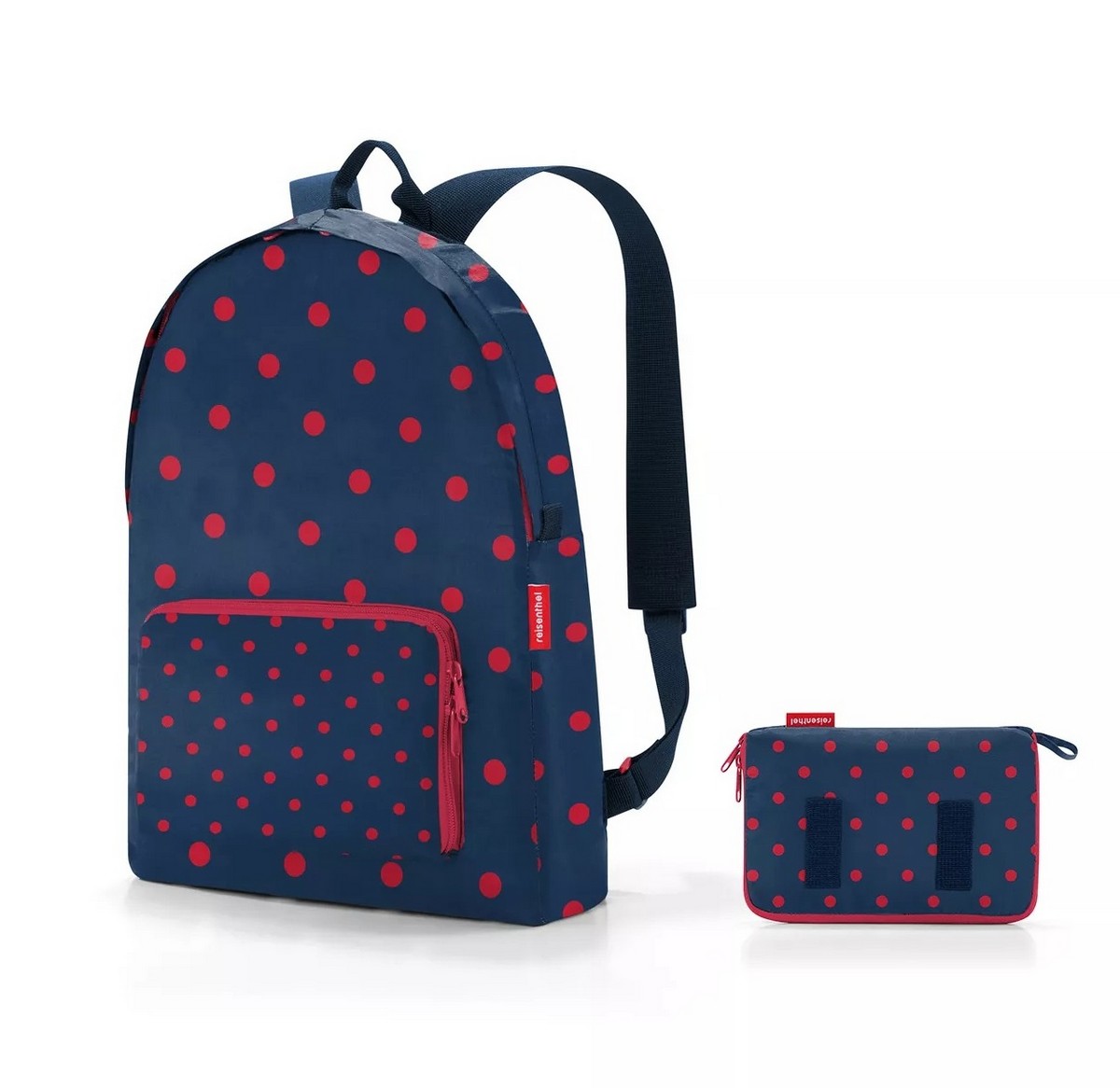 Skládací batoh Reisenthel Mini Maxi Rucksack Mixed dots red