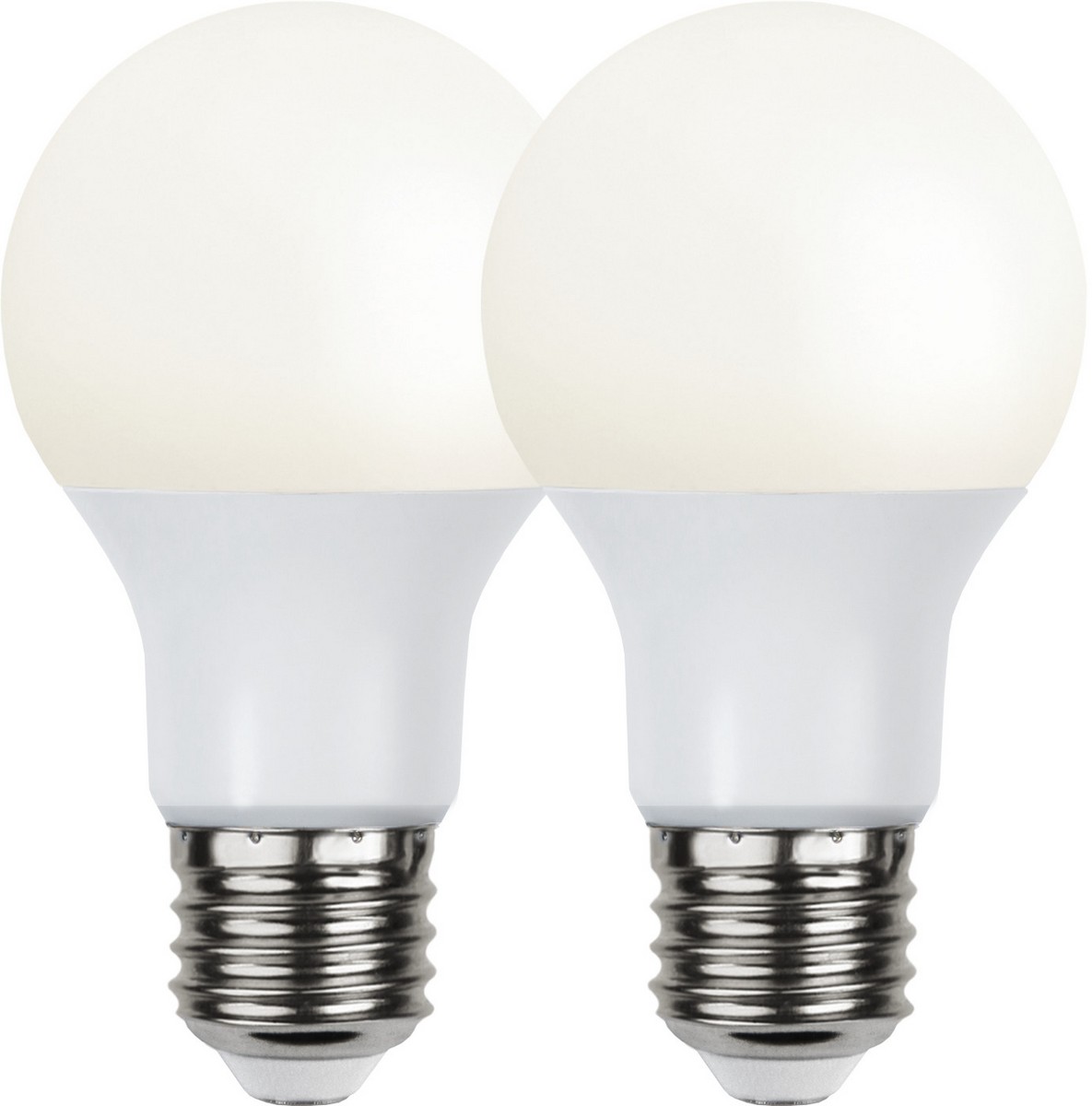 Levně Sada 2 ks LED žárovka E27 40W Star Trading Opaque Basic - bílá