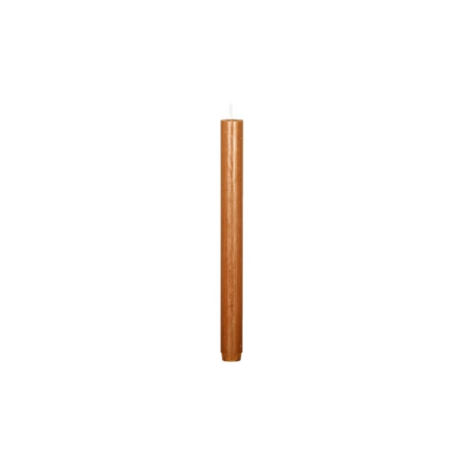 Dlouhá svíčka průměr 2,6 cm doba hoření 18 h Broste RUSTIC - terracotta